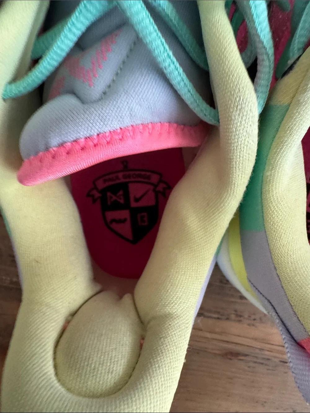 Nike Paul George 6 Colorful  Sneakers - Pastel Mint, Pink & Yellow